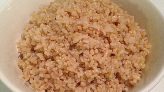 Brown (marrón) de arroz - arroz integral