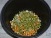 Arroz con guisantes y verduras en multivarka