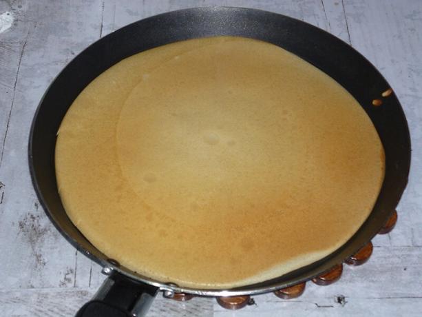 pancake Ready en una sartén