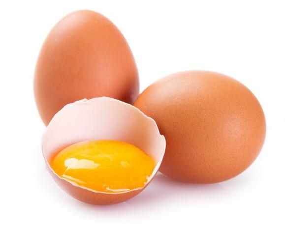 Los huevos de gallina